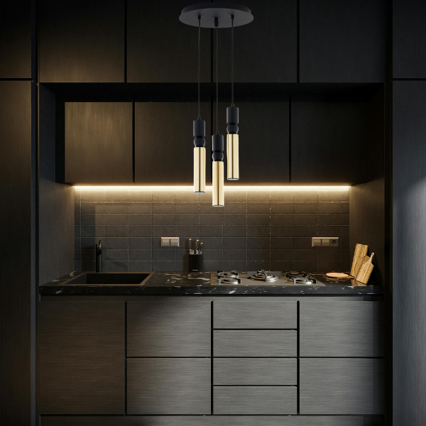 3 LÜ BİLYE DETAYLI BORU-PİPE LED SARKIT-AVİZE