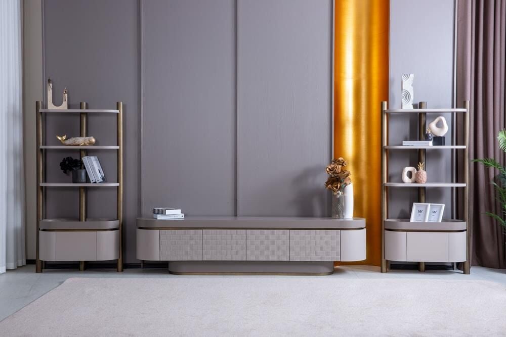 Velar TV Ünitesi (Sağ Sol Kitaplıklı)